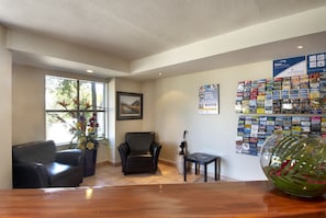 Sala de estar en el lobby
