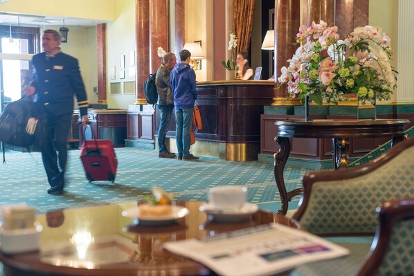 Lobby sitting area