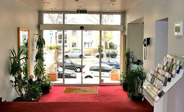 Interior entrance