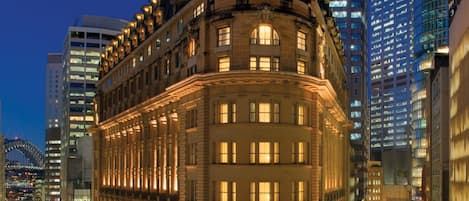Front of property – evening/night