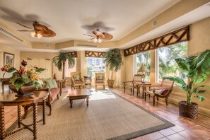 Lobby sitting area