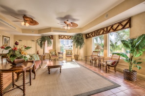 Lobby sitting area