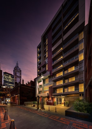 Front of property - evening/night