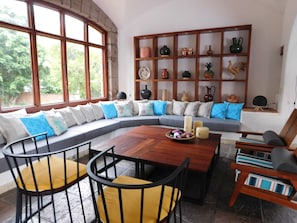 Lobby sitting area