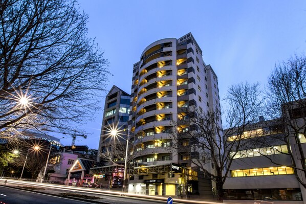Front of property – evening/night