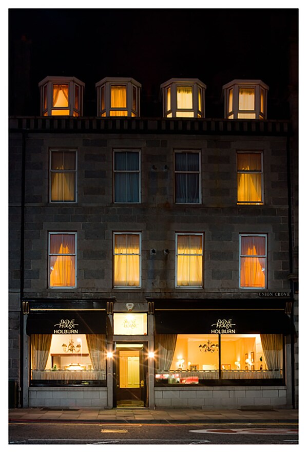 Front of property - evening/night