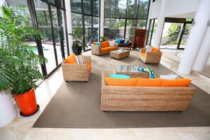 Lobby sitting area