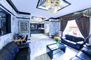 Lobby sitting area
