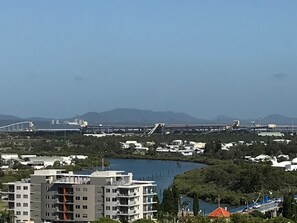 Blick vom Balkon