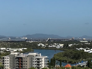 Blick vom Balkon