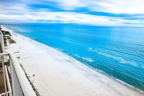 Utsikt mot havet/stranden