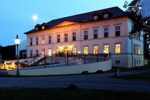 Front of property - evening/night