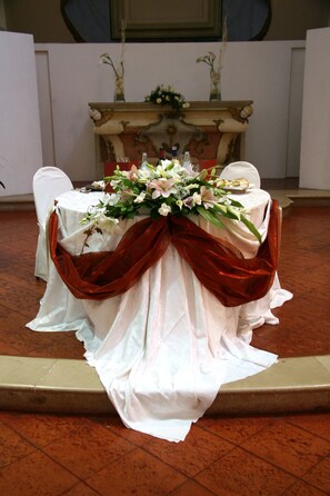 Indoor wedding