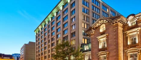 Front of property - evening/night