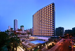 Front of property - evening/night