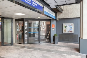 Fassade der Unterkunft