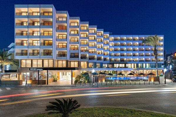 Front of property – evening/night