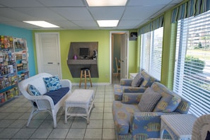 Sala de estar en el lobby