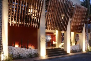Front of property - evening/night