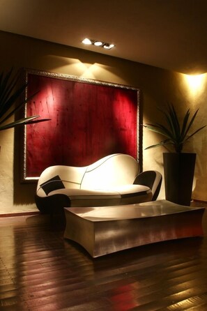 Lobby sitting area