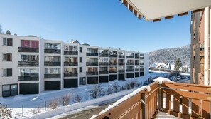 Blick vom Balkon