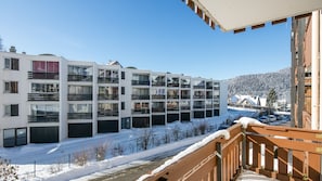Blick vom Balkon