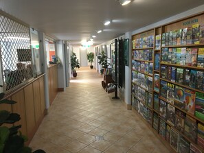 Interior entrance