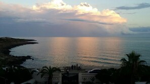 Vista a la playa o el mar