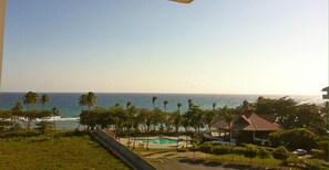Vista a la playa o el mar