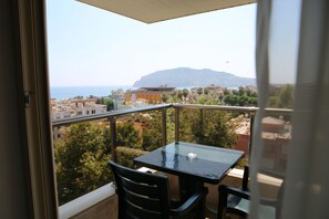 Blick vom Balkon