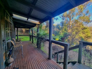 Blick vom Balkon