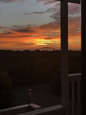 Blick von der Unterkunft