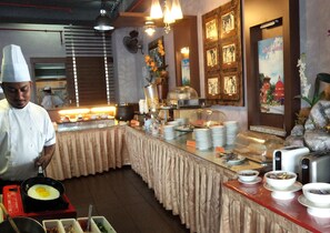 Breakfast buffet