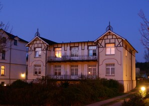 Front of property – evening/night
