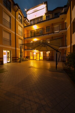 Front of property - evening/night