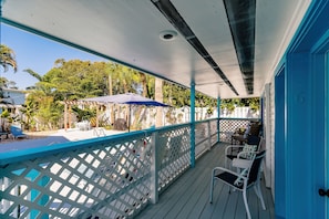 Udsigt fra balkon
