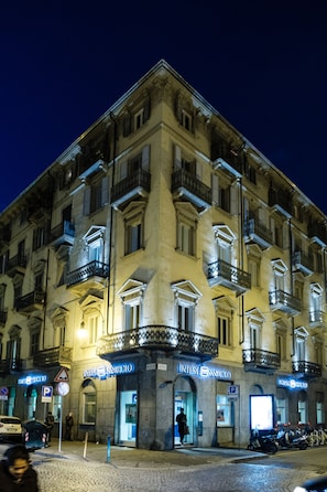 Front of property – evening/night