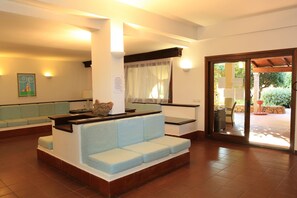 Lobby sitting area