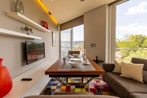 Cozy Living Area with Picturesque Views


