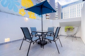 Private terrace: your front row seat to the city



