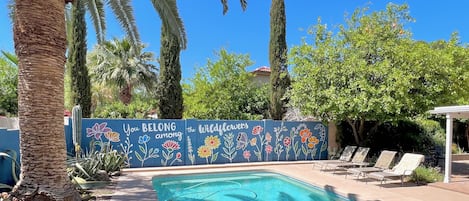 pool mural