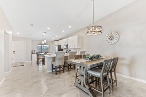 Entryway into the Kitchen & Dining Area