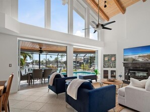Dramatic Vaulted Ceiling Main Living Area