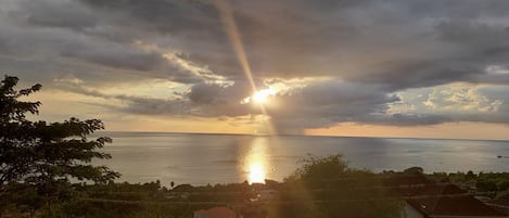 sunset view from the verandah 