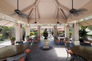 Courtyard patio