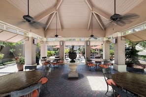 Courtyard patio