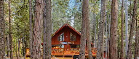 Welcome to the Lassen Tree Cabin - your private sanctuary in the forest