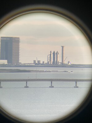 Blick von der Unterkunft