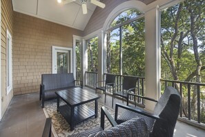Check out the screened porch.