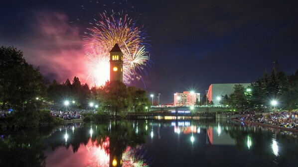 4th of July in River Front Park - within walking distance from Downtown Bliss